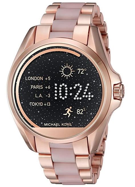 rose gold michael kors watch touch screen|rose gold watch with numbers.